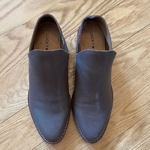Lucky Brand gray booties